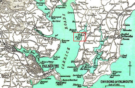 Falmouth Area Map